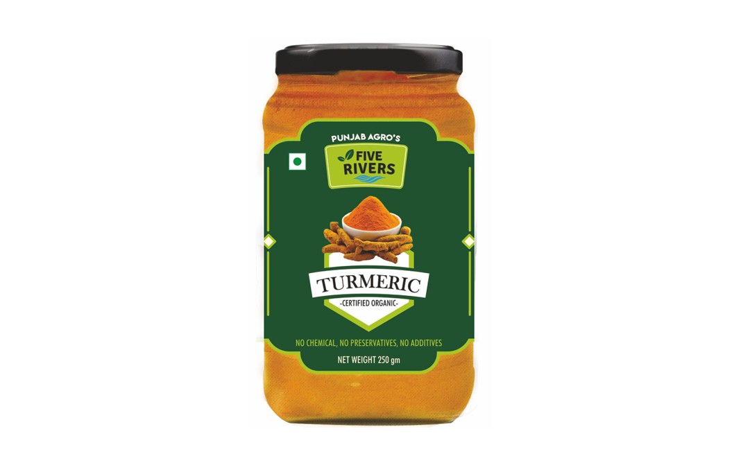 Five Rivers Turmeric   Glass Jar  250 grams